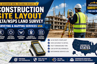 construction site layout alta nsps land survey surveying and mapping services US