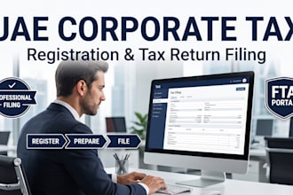 handle uae corporate tax registration and filing