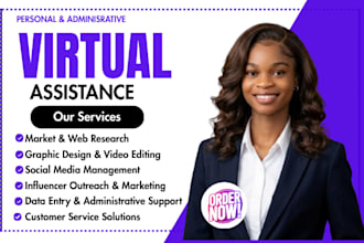 be your administrative virtual assistant and social media audit