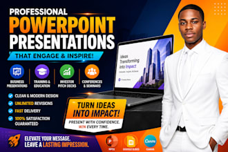 design investor pitch deck for start up and fundrasing