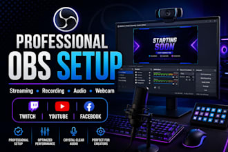setup obs and stream setup
