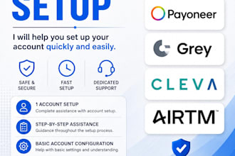 create verified wise payoneer grey cleva virtual bank account