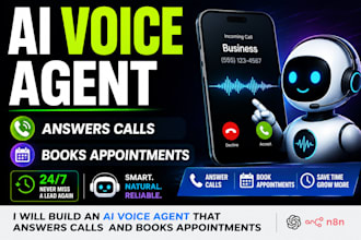 build an ai voice agent to answer calls and book appointments