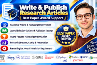 write and publish research article, best paper award