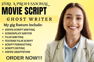 write movie script, screenplay, script formatting, script writing, script comedy