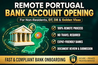 help you open a portugal bank account remotely