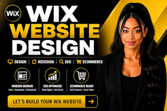 wix website design wix website redesign build update wix seo ecommerce expert