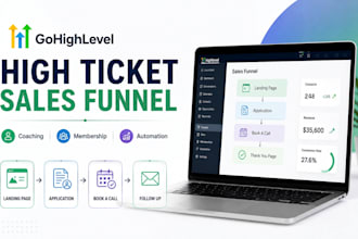 build a high ticket ghl funnel for coaches and membership programs
