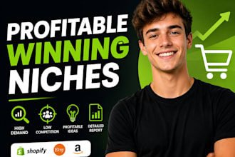 find profitable high demand low competition niches for dropshipping and pod