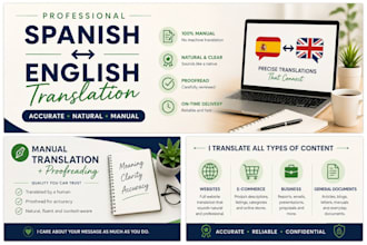 translate spanish to english and english to spanish manually