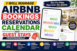 manage airbnb bookings reservations calendar and guest stays professionally