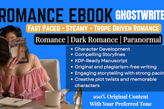 ghostwrite fast paced romance ebook, dark romance book,KDP steamy romance ebooks