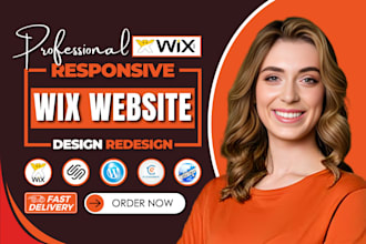 build responsive wix website design wix website redesign wix business website