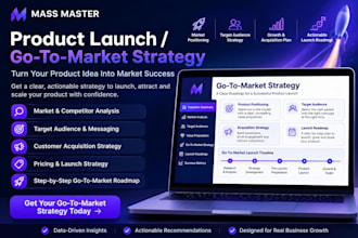 create a winning product launch and go to market strategy