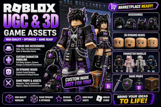 model from scratch in blender a market ready roblox ugc bundle
