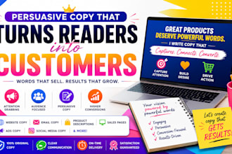 write persuasive copy that turns readers into customers