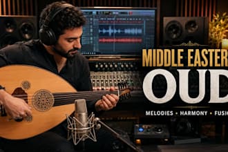 record authentic middle eastern oud, mandolin tracks for your song