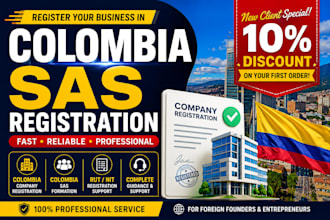register latam company in colombia, mexico and chile and colombia SAS