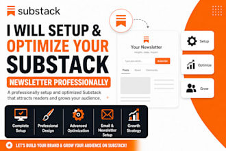setup and optimize your substack newsletter professionally