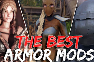 create skyrim se armor mods, weapon, fallout 4 assets, and ffxiv custom mods