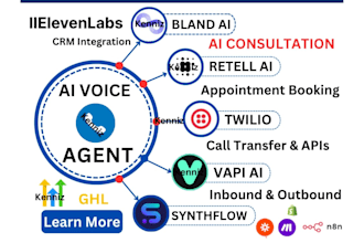 develop twilio SMS automation, IVR, ai voice call and CRM integration