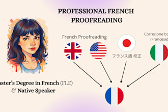 proofread, edit, and perfect your french translation