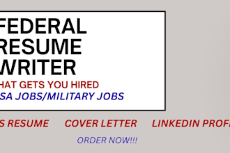 write a federal resume for usajobs