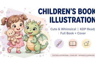 design 10 cute kawai colouring pages for kids for amazon KDP