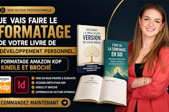 je vais mettre en page votre livre de developpement personnel, format kindle