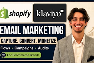 do klaviyo email flows and campaigns for shopify ecom brands