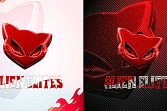 design esports team and social media logo