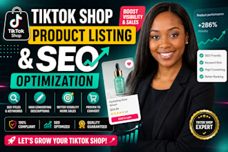 optimize tiktok shop product listings with SEO titles descriptions and keywords