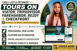 do tour listing on viator tripadvisor fareharbour rezdy checkfront optimization