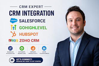 setup salesforce gohighlevel hubspot zoho crm intgeration