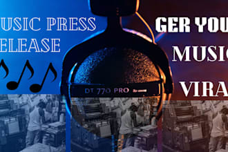 write and distribute your press release and music press release