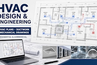 tx fl ca nc ga hvac plans ductwork layouts mechanical drawings