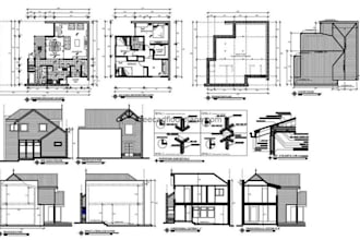 create autocad floor plans, architectural plans and permit ready drawings