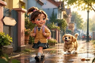 illustrate children story book illustration, children story  book