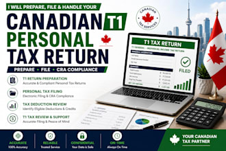 prepare and file your canadian t1 personal tax return