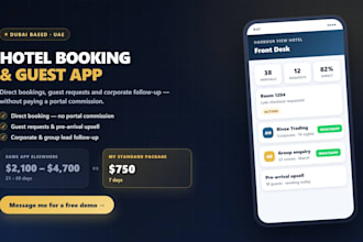 build a hotel booking and guest management app