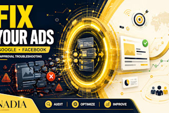 fix disapproved ads and get ads approval for google and facebook ads rejection