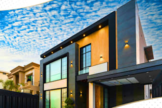 design luxury real estate poster and property social media ad