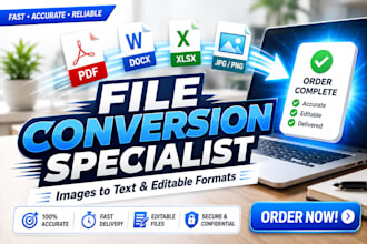 convert PDF to word, excel, and image to PDF