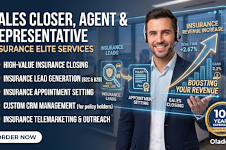 be sales closer insurance lead generation boost revenue sales representative