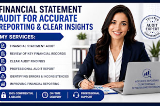 prepare financial statement audit reports