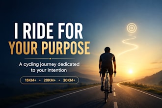 do a spiritual bike ride for you