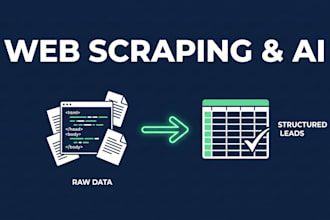 scrape website data and enrich your leads using ai