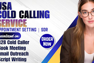 do usa cold calling, b2b cold caller outbounds calls sdr appointment settings