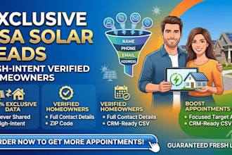 provide exclusive solar leads, verifed homeowners, real estate dubai USA leads