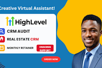 audit your real estate CRM and run a monthly automation retainer on gohighlevel